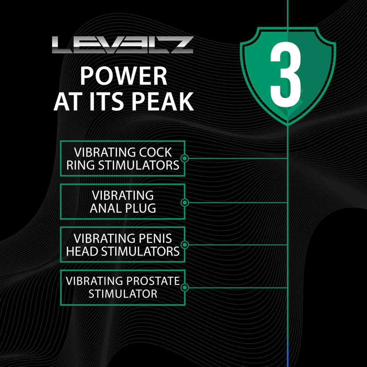 Masturbateur Digital Head Tentacles 10 fonctions – rechargeable, vibrant, noir | Levelz