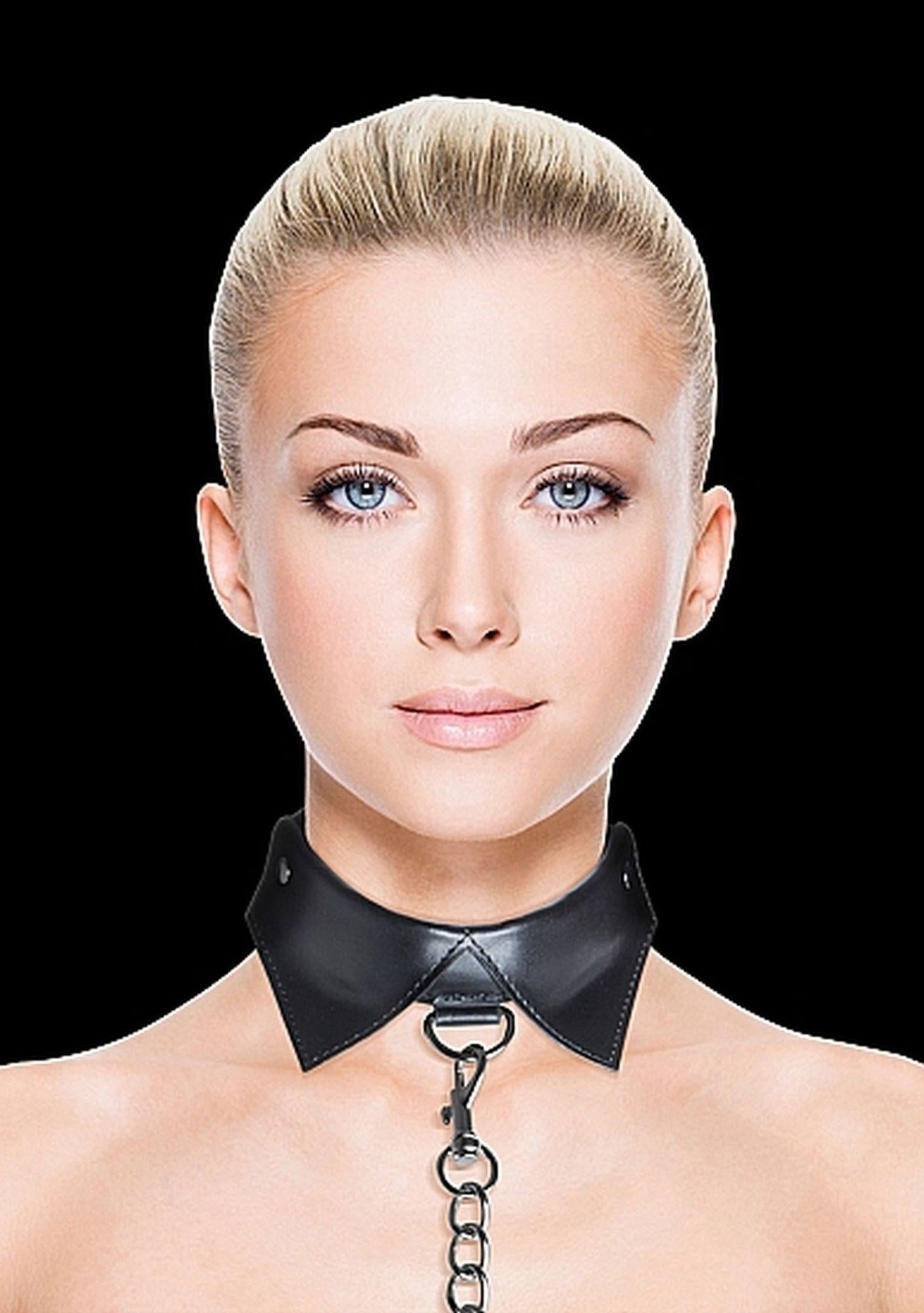 Collier et laisse exclusifs - Noirs