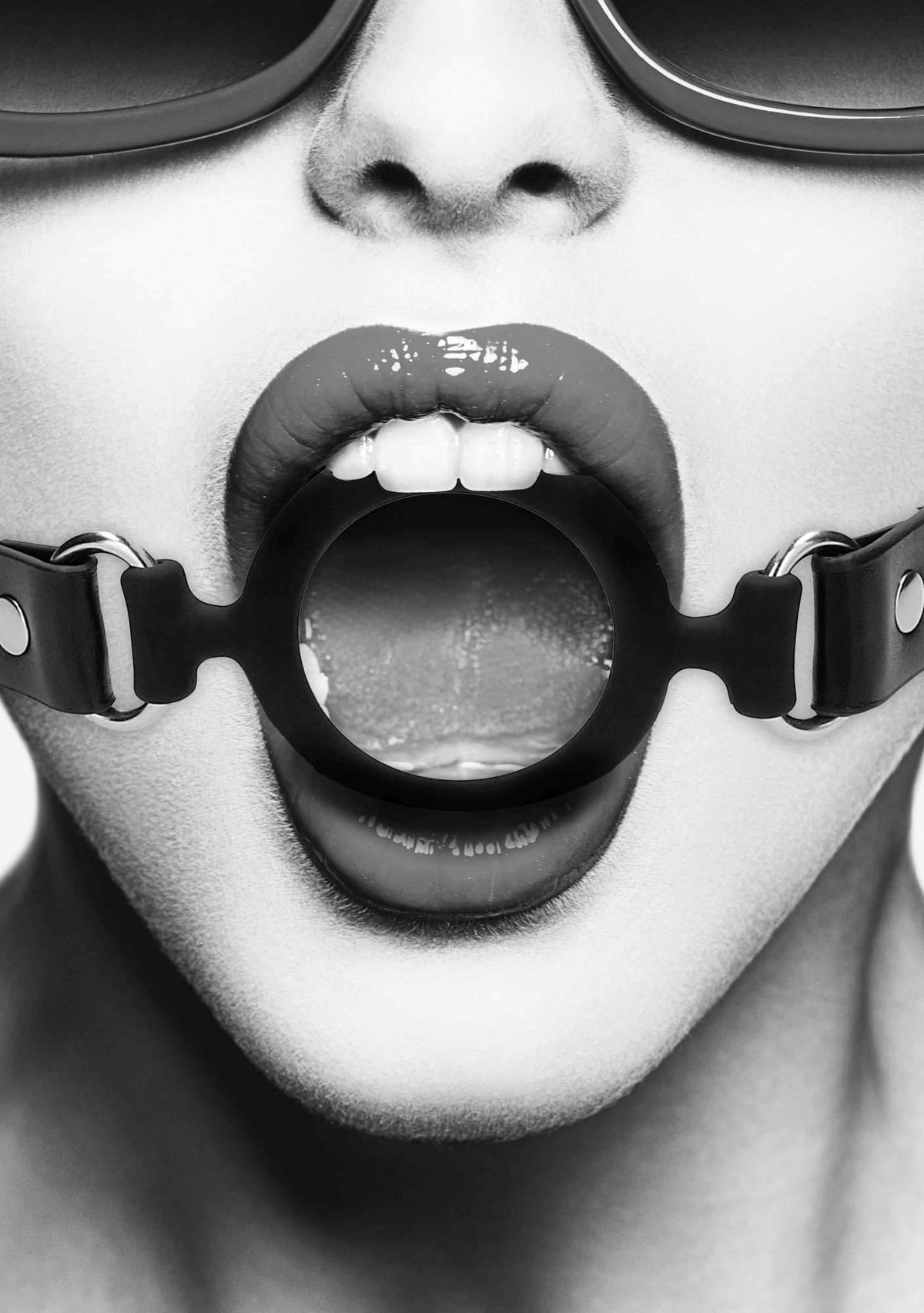 Bâillon – noir 57 cm | Ouch!