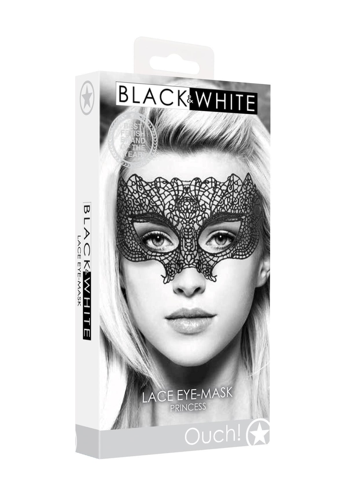 Maschera Princess – nera 23.5 cm | Ouch!