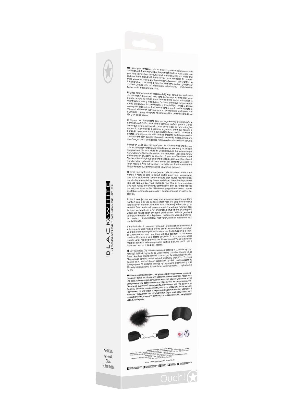 Accesorio BDSM Introductory #2 – negro | Ouch!