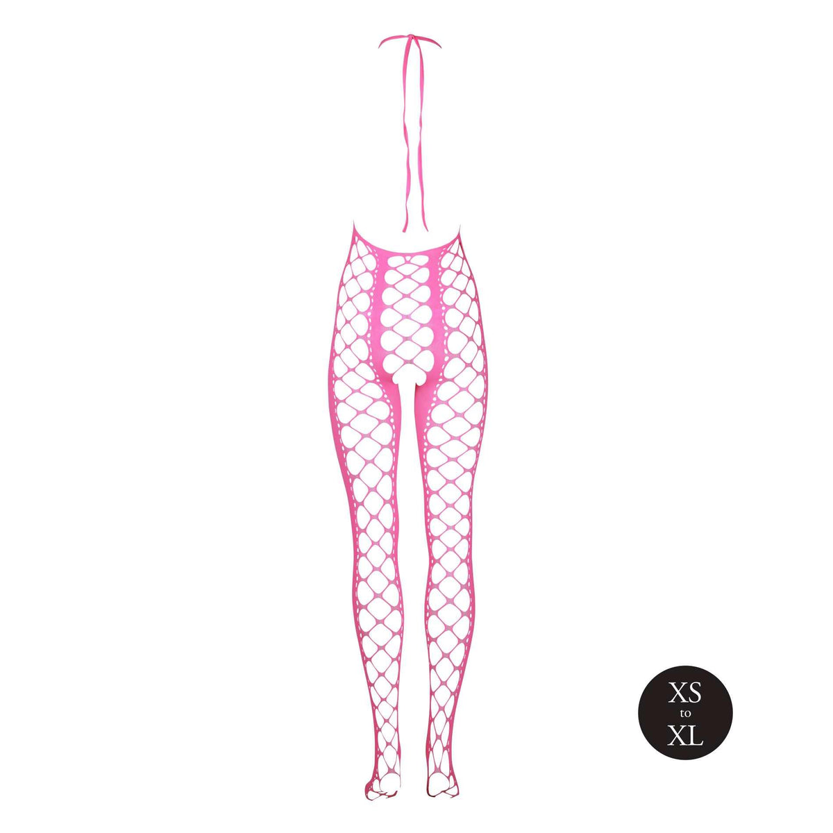 Catsuit Halterneck – rosa | Ouch!