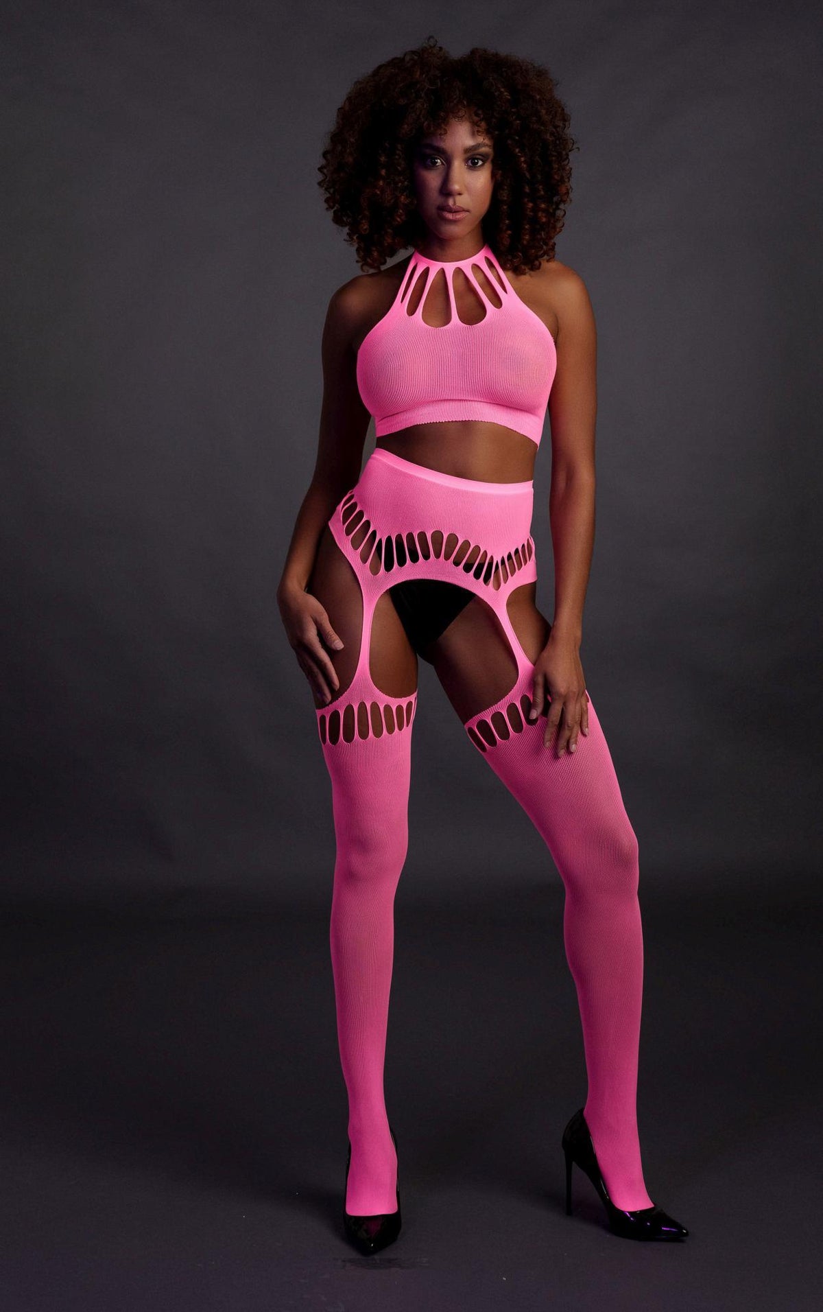 Medias Crop – rosa OU838GPNOS | Ouch!