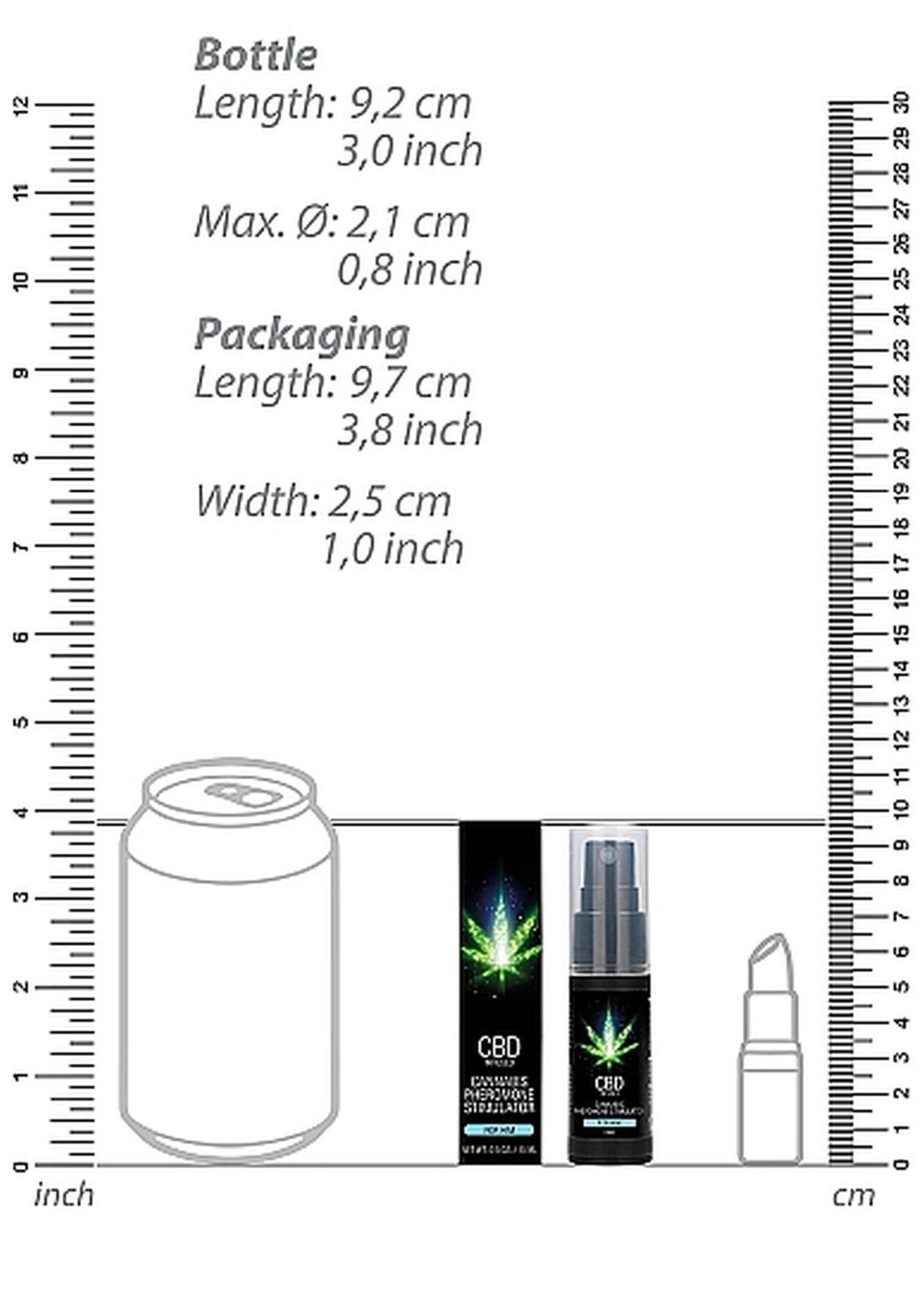 Pheromon-Parfum CBD Cannabis 15 ml 9 cm | Pharmquests
