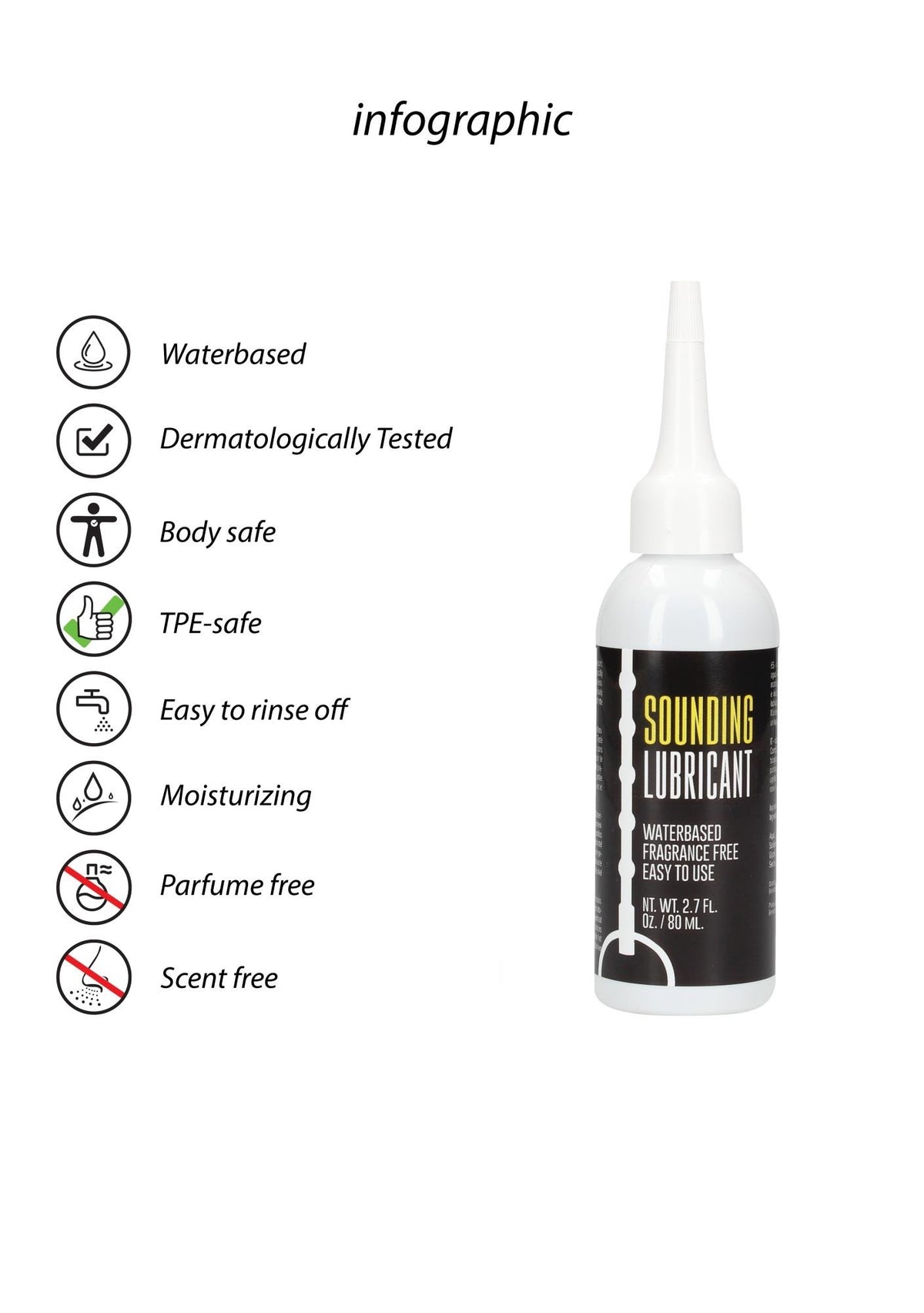 Lubricante Urethral Sounding 80 ml – a base de agua | Fist It