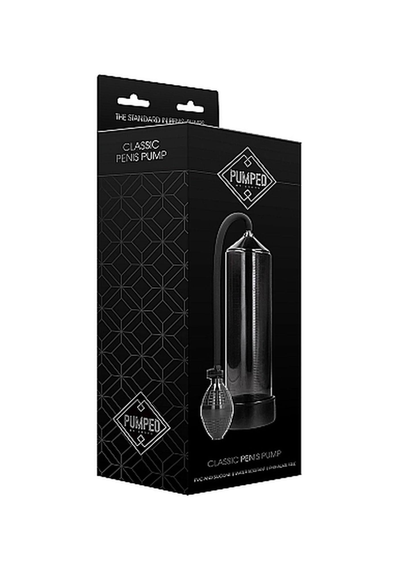 Pompe à pénis classique - Noire