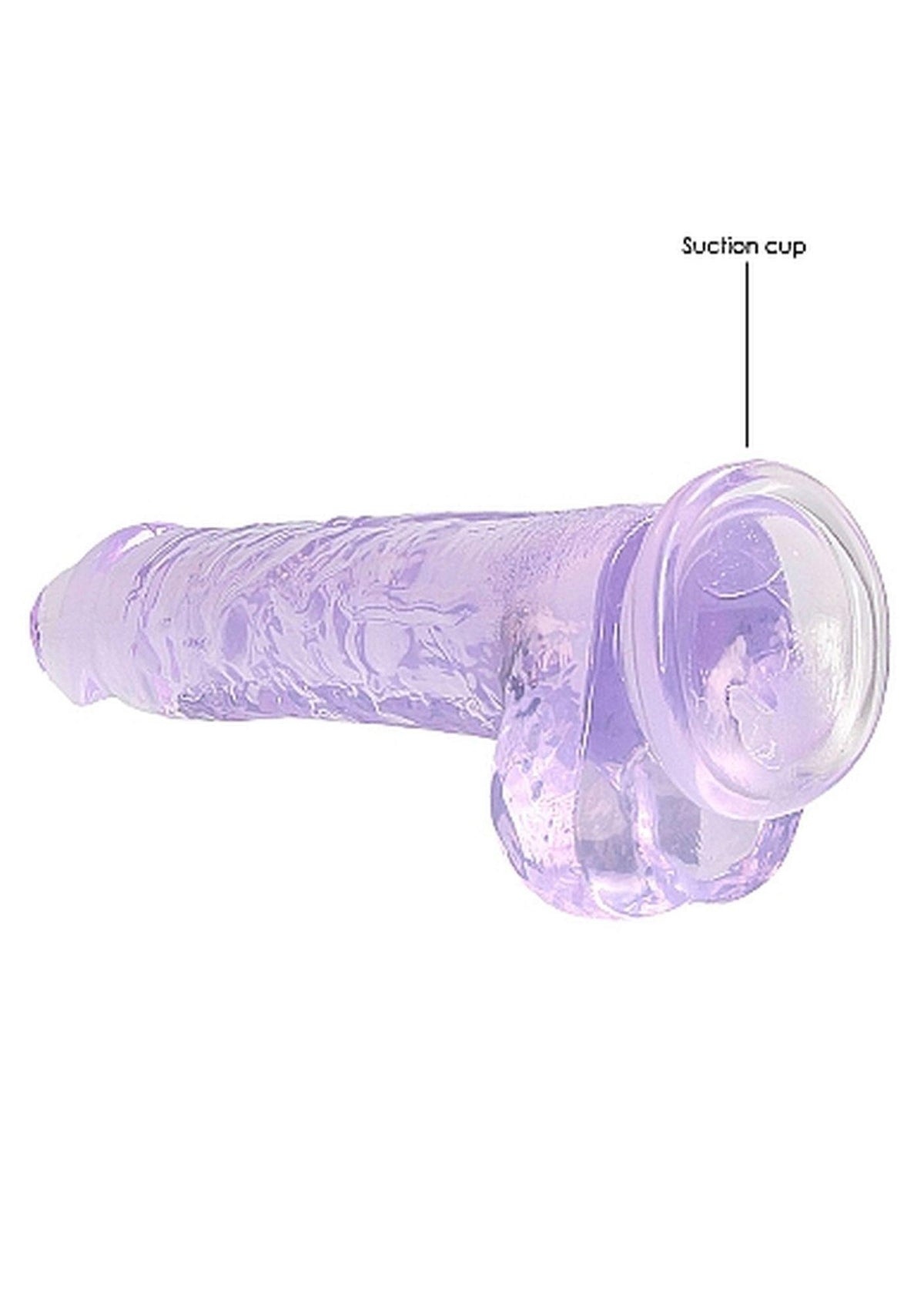 Gode réaliste 8″ 21 cm – avec ventouse | RealRock