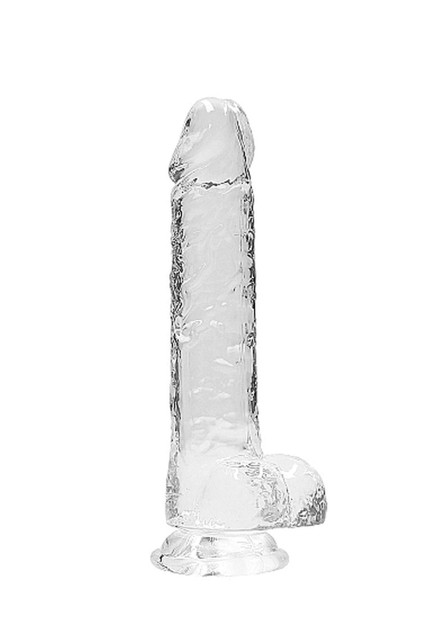 Realistic Dildo with Balls - 8 / 21 cm