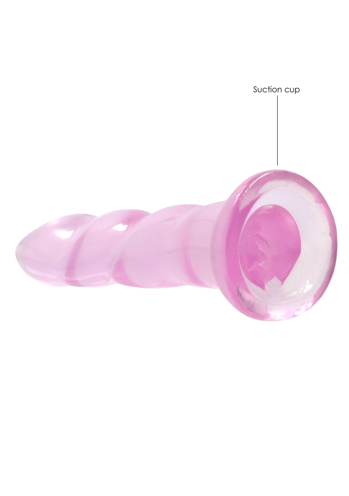 Realisztikus dildó Non 7″″ 18 cm – tapadókorongos, rózsaszín | RealRock