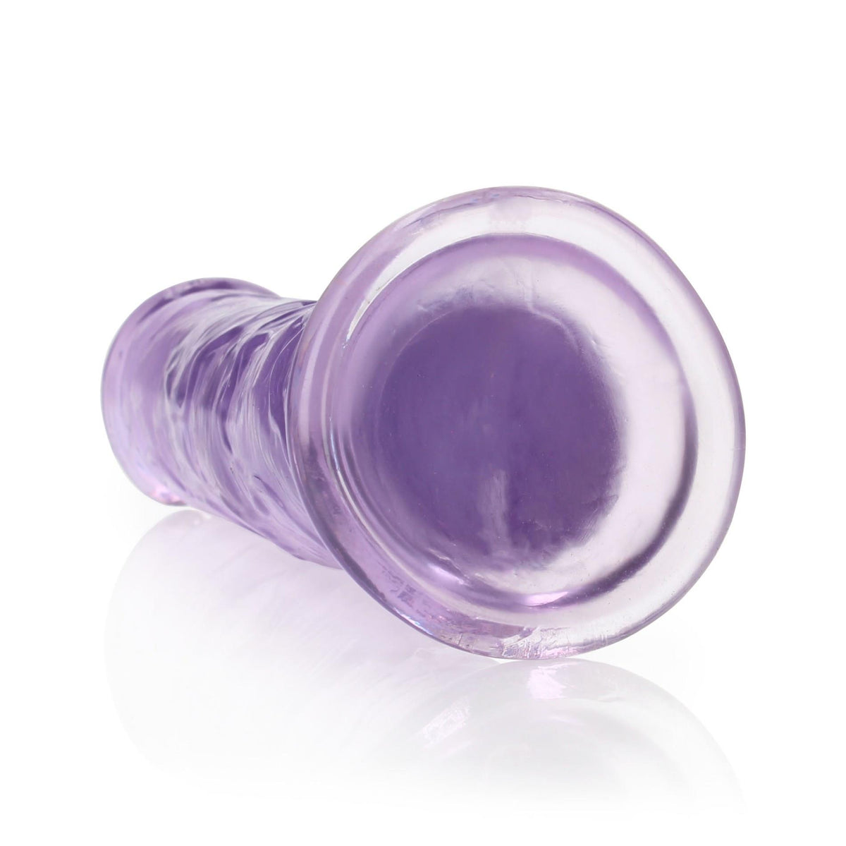 Consolador realista Straight 7.2 cm – con ventosa, morado | RealRock