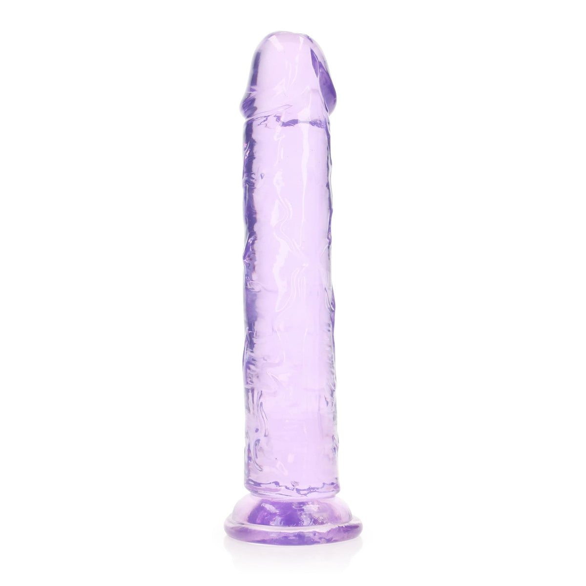 Consolador realista Straight 7.2 cm – con ventosa, morado | RealRock