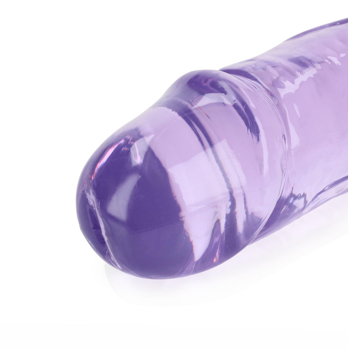Gode – double, violet 4.4 cm | RealRock