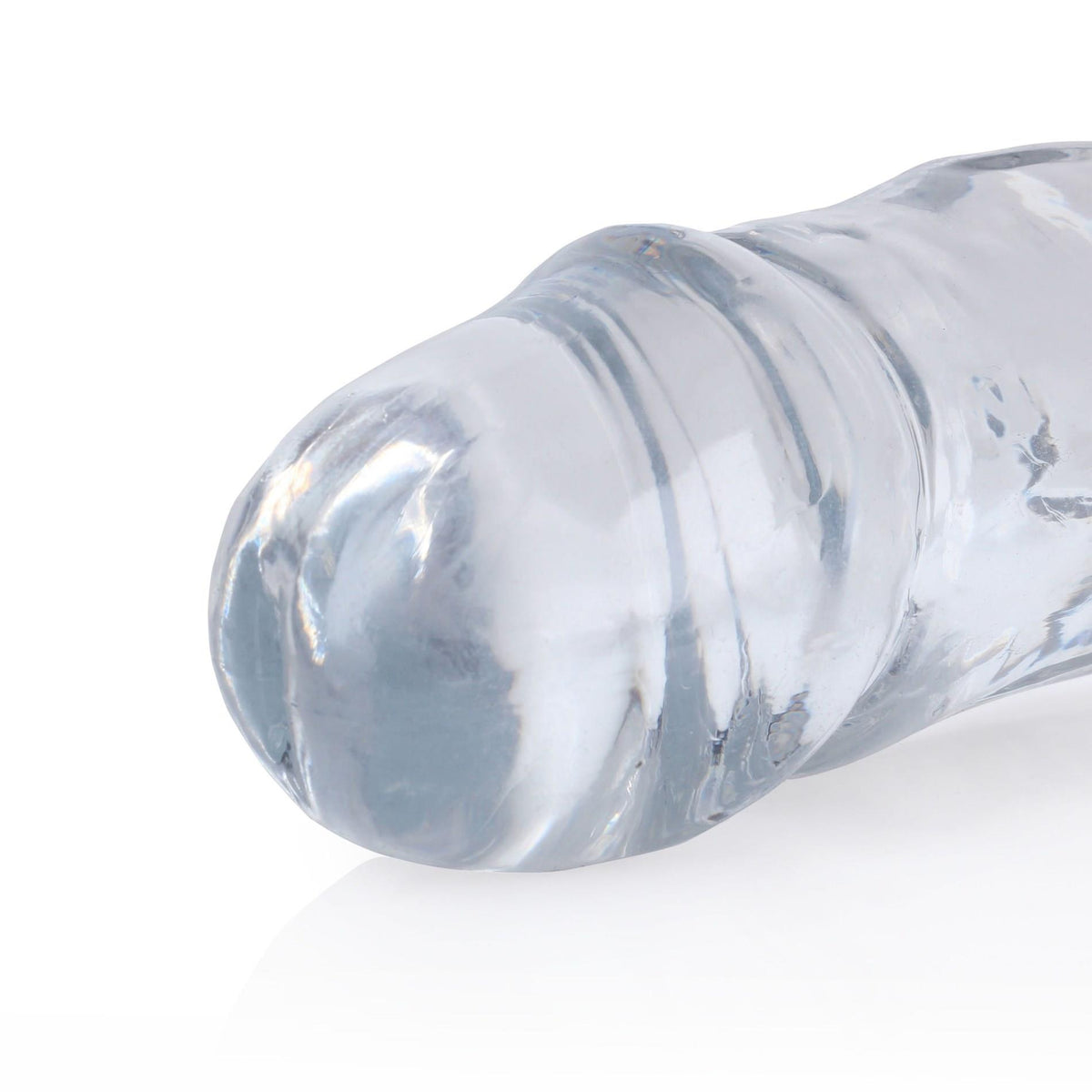 Consolador – doble, transparente 4.4 cm | RealRock