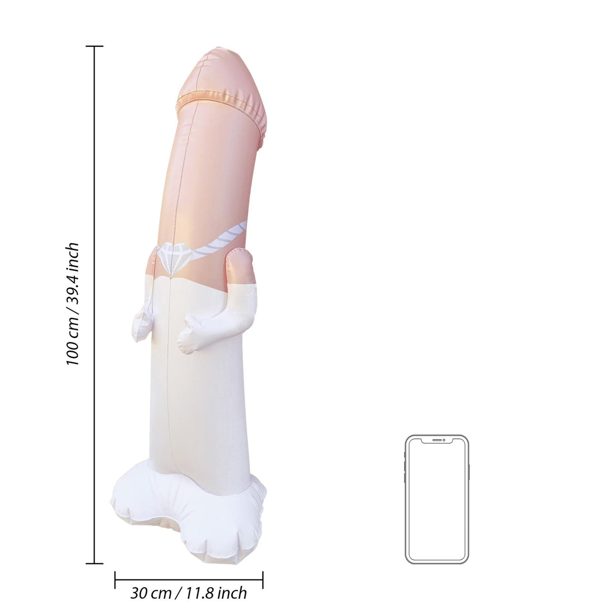 Gadget scherzoso Bride Bop Bag – gonfiabile | S-Line