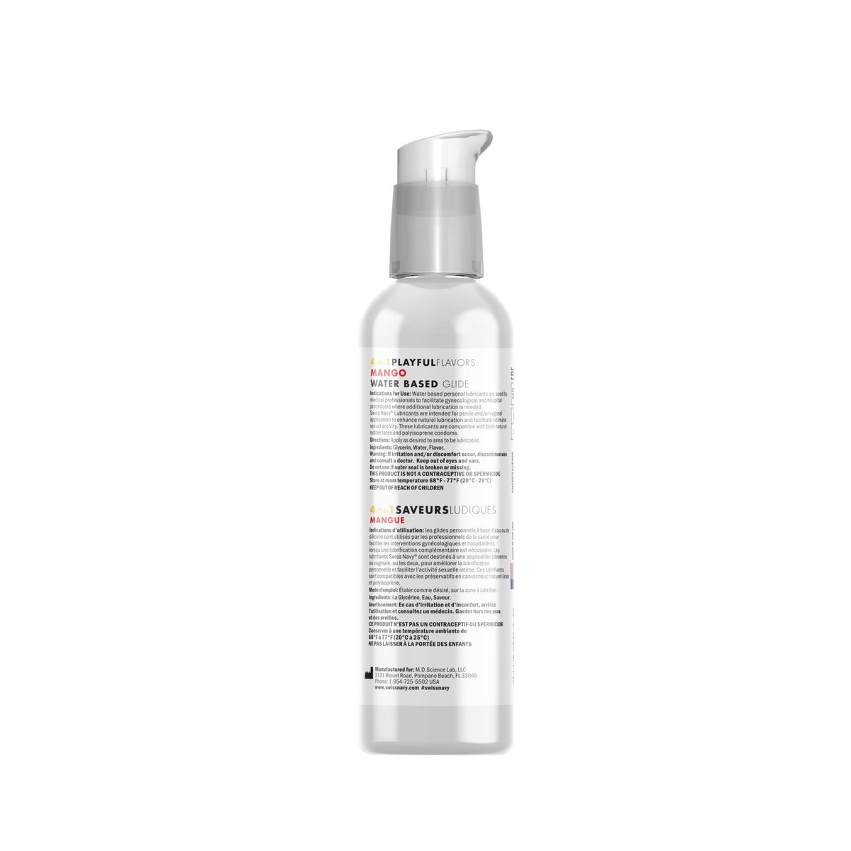 Lubrificante Playful Flavors Mango Flavor 118 ml – aromatizado | Swiss Navy