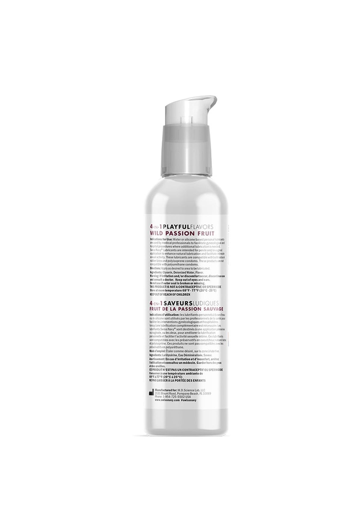 Lubricante Fruit Flavor 118 ml – con sabor | Swiss Navy