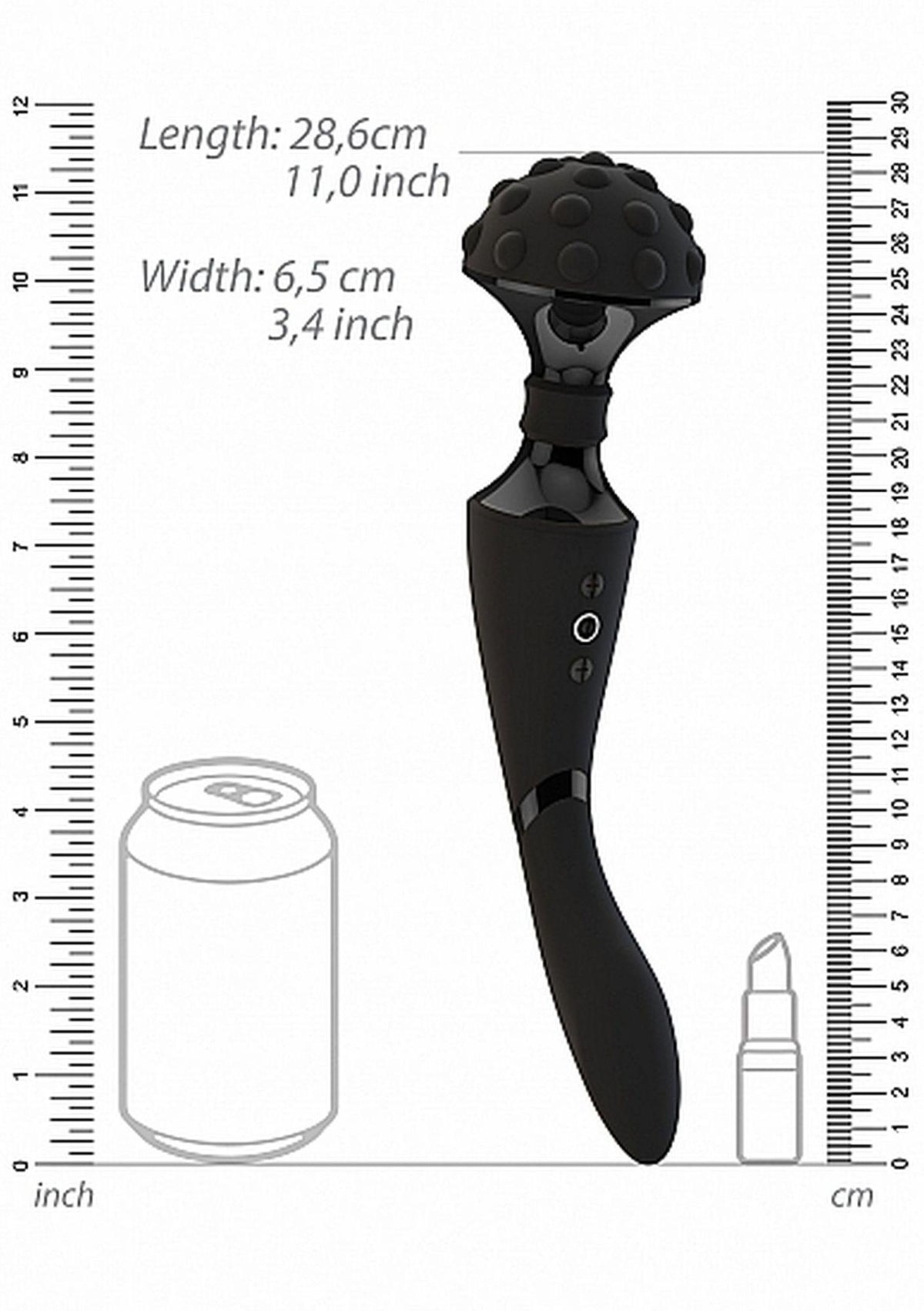 Wand massager Shiatsu 10 functions | Vive