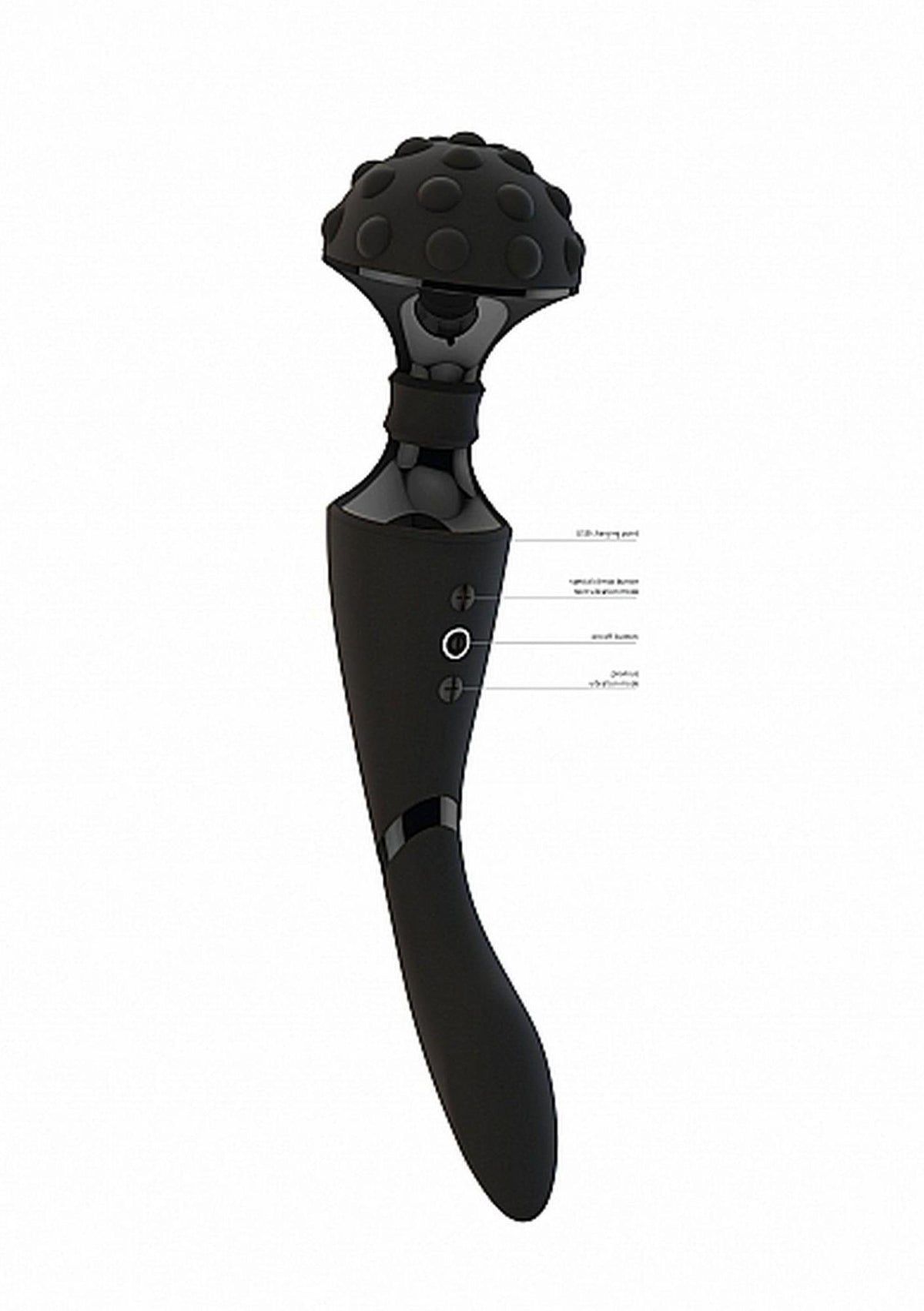 Wand massager Shiatsu 10 functions | Vive