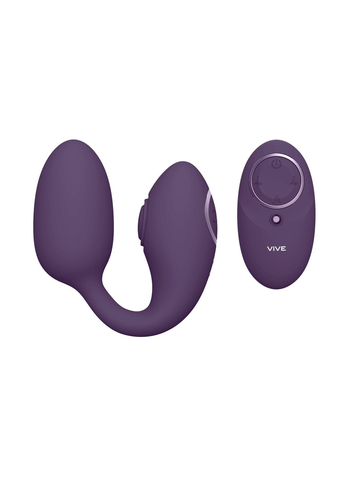 Ovetto vibrante Aika Pulse Wave 10 funzioni – con telecomando, viola | Vive