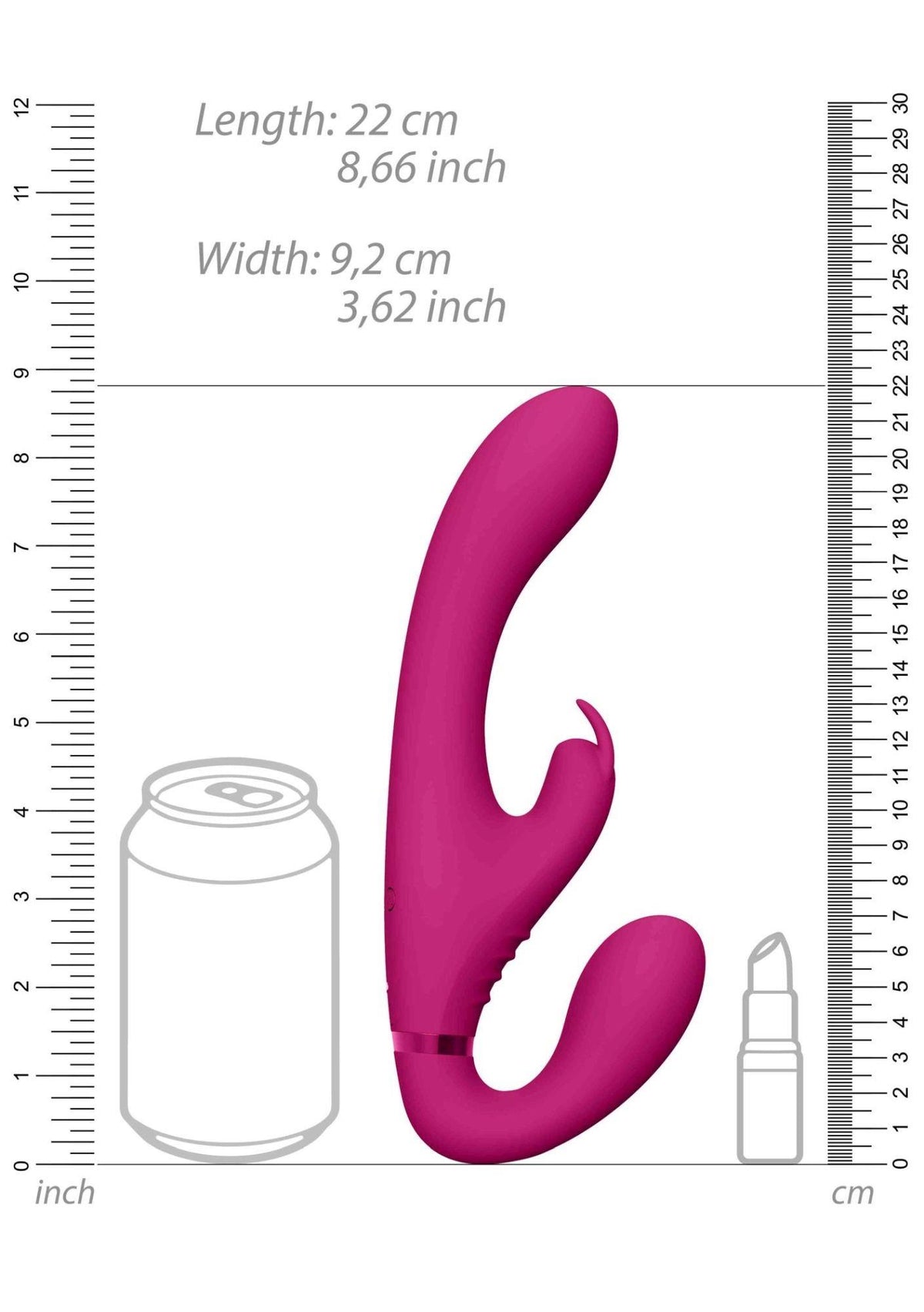Rabbit vibrator Suki Strapless 10 functions | Vive