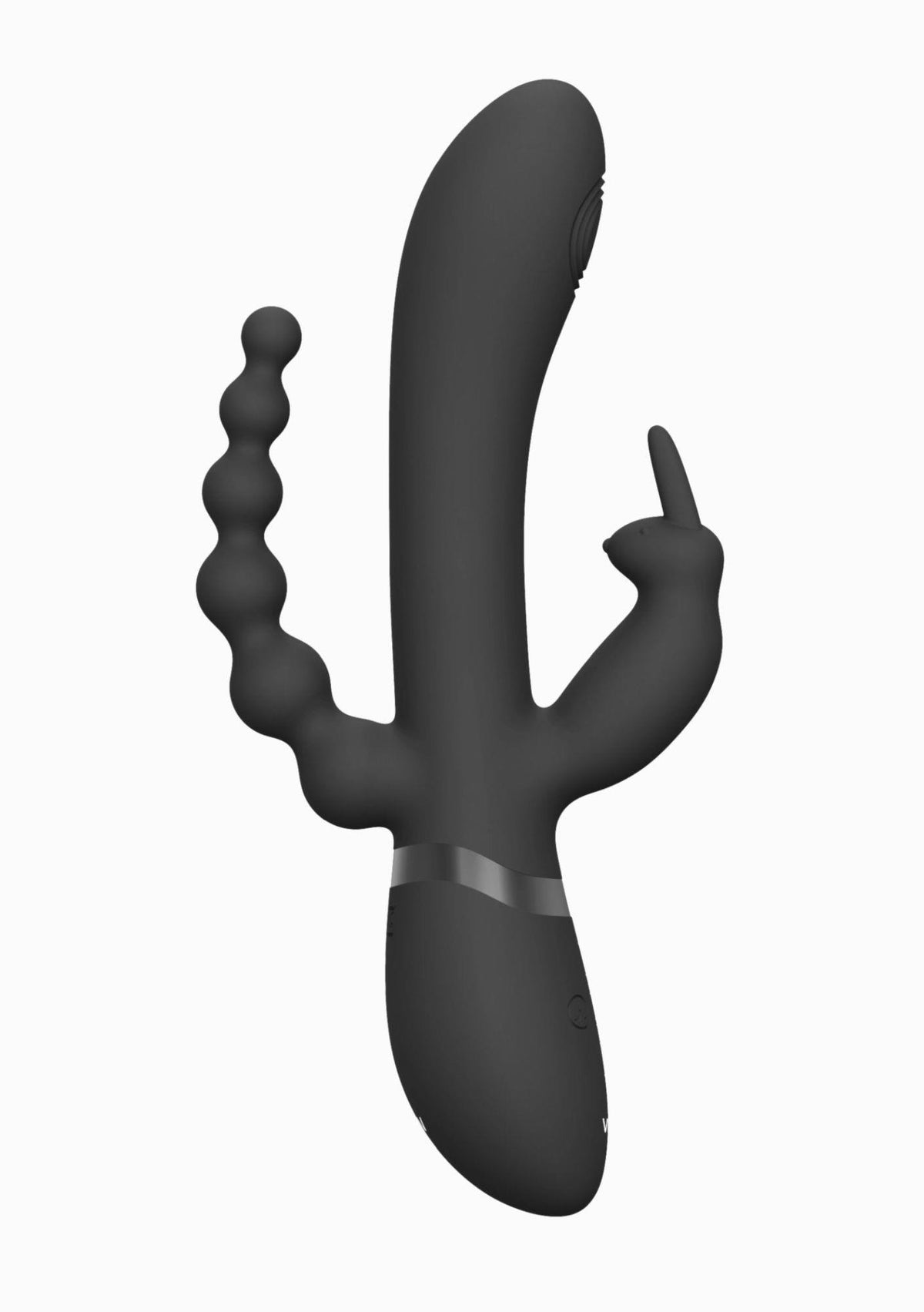 Vibromasseur point G Rini 3 fonctions – rechargeable, noir | Vive