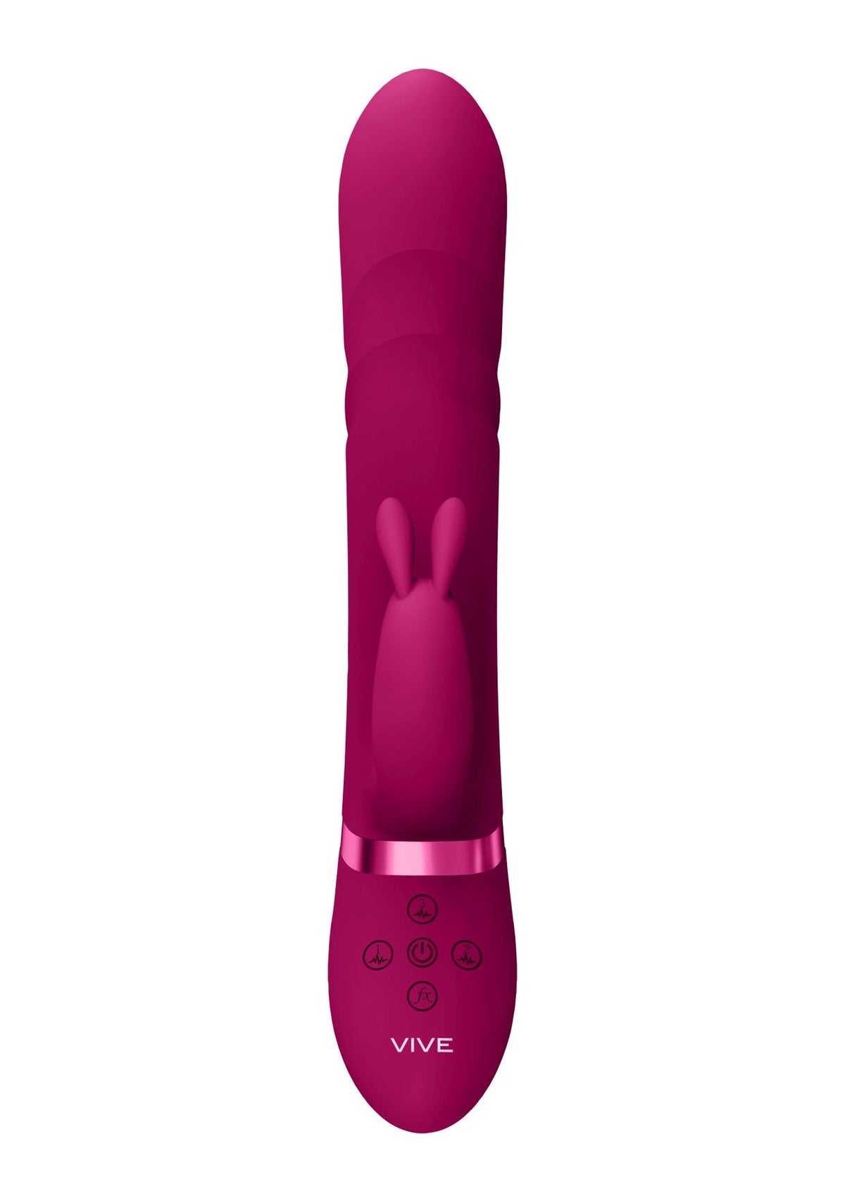 Vibrador rabbit Nari 10 funções – rotativo, rosa | Vive