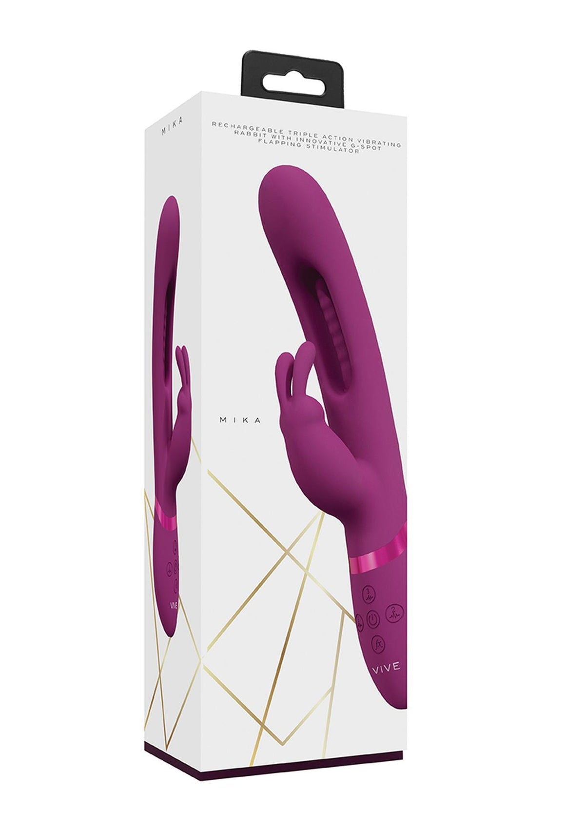 Rabbit vibrator Mika Triple Motor Innovative 10 speeds | Vive