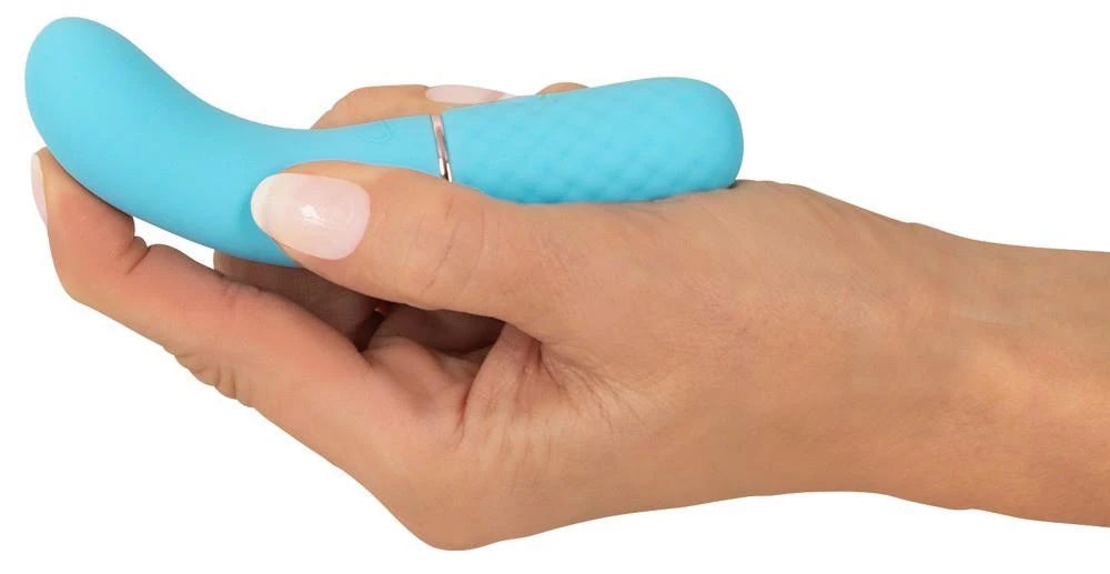 Mini vibrator 11.8 cm – rechargeable, blue | Cuties