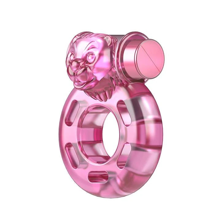 Penisring Bear – vibrierend, rosa BI-010084A | Baile