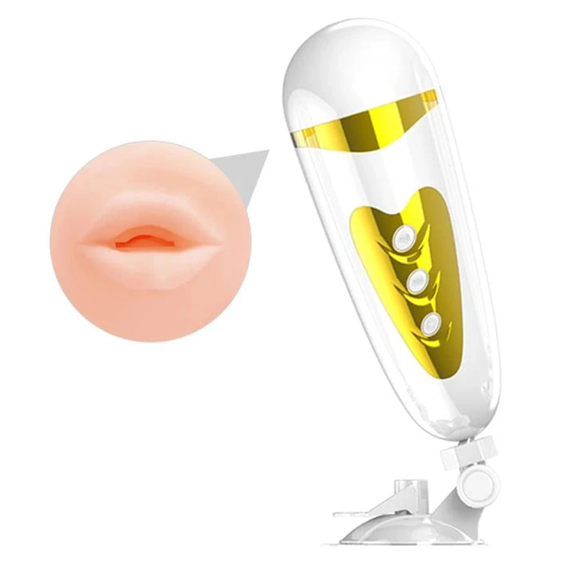 Masturbateur Sally talk base 12 fonctions – rechargeable, avec ventouse BM-00900T50-2 | Pretty Love