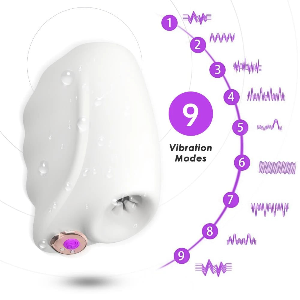 Masturbator Master 10 functions – rechargeable, vibrating, white | Favorites