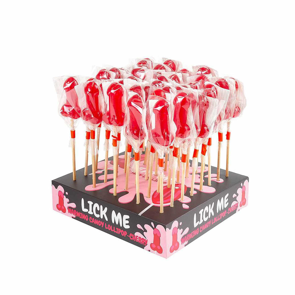 Dolce erotico Cherry Candy Lollipop With – riscaldante | Secret Play