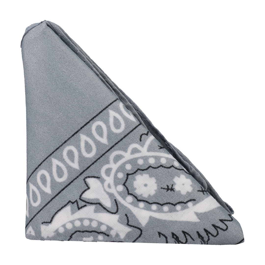 The Code - Silicone Cockring with Bandana - Gray