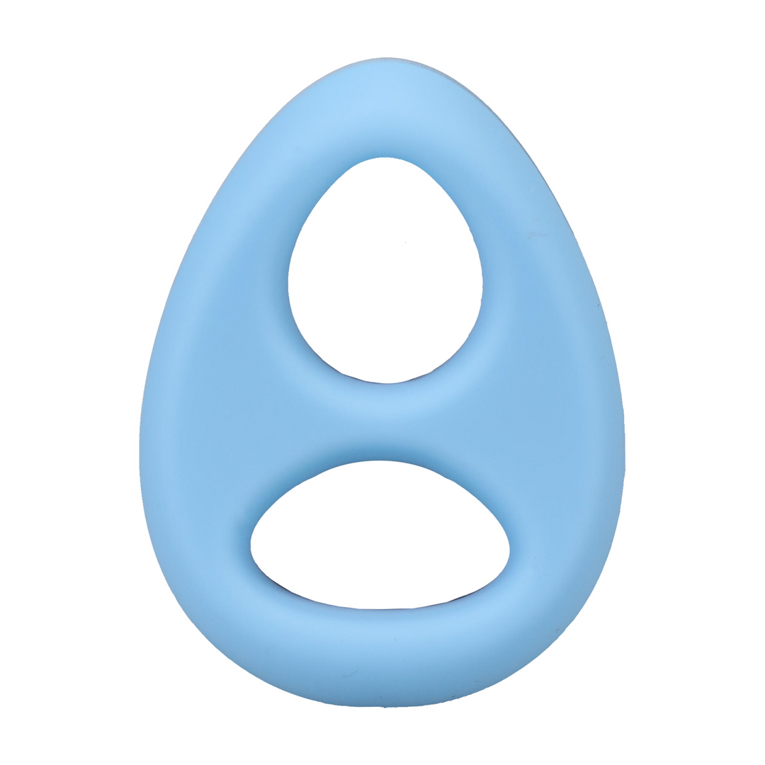 The Code - Silicone Cockring with Bandana - Light Blue