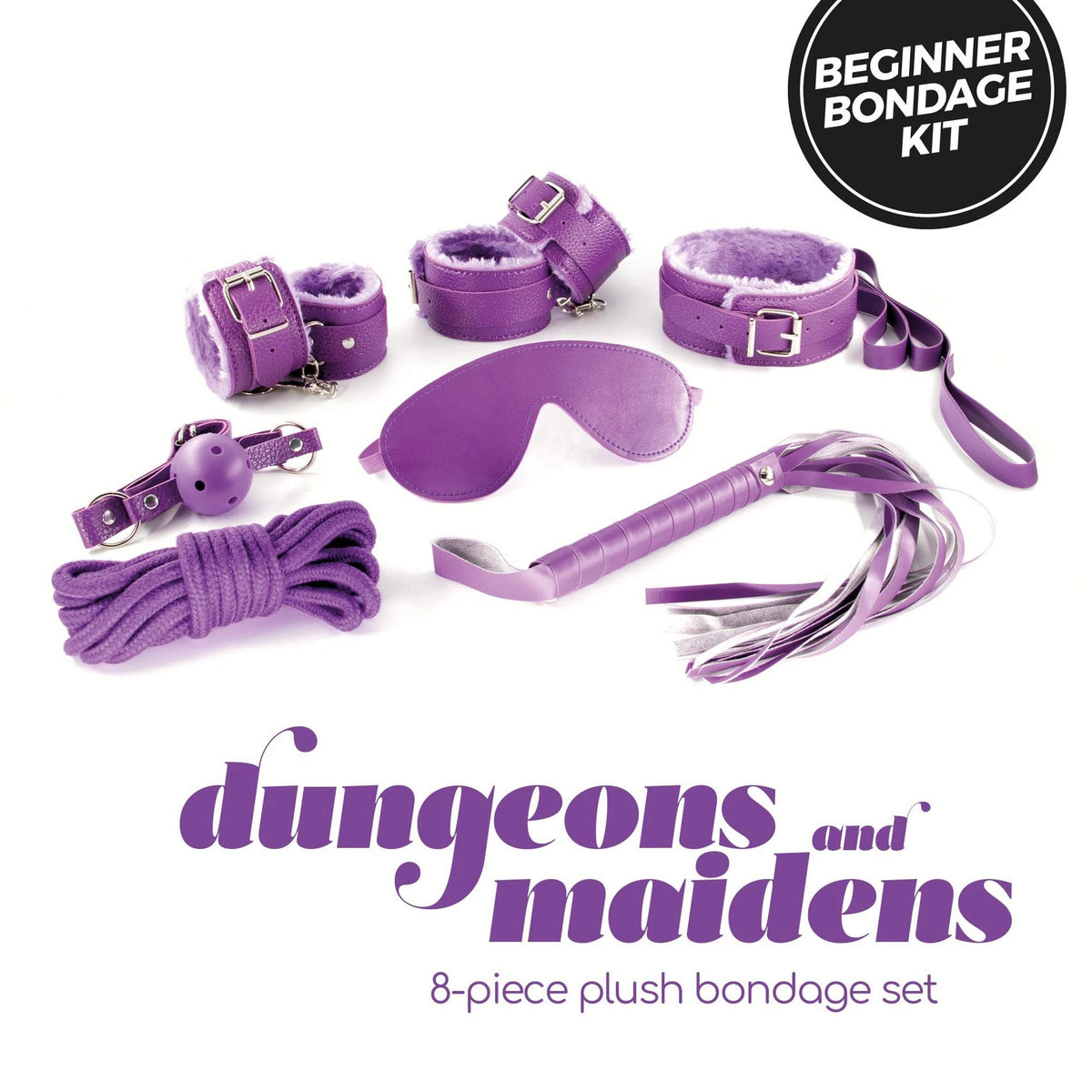 Entrave bondage Dungeons and Maidens – violette | Crushious