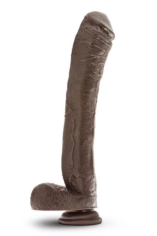 DR. SKIN MR. ED 13-INCH DILDO CHOCOLATE