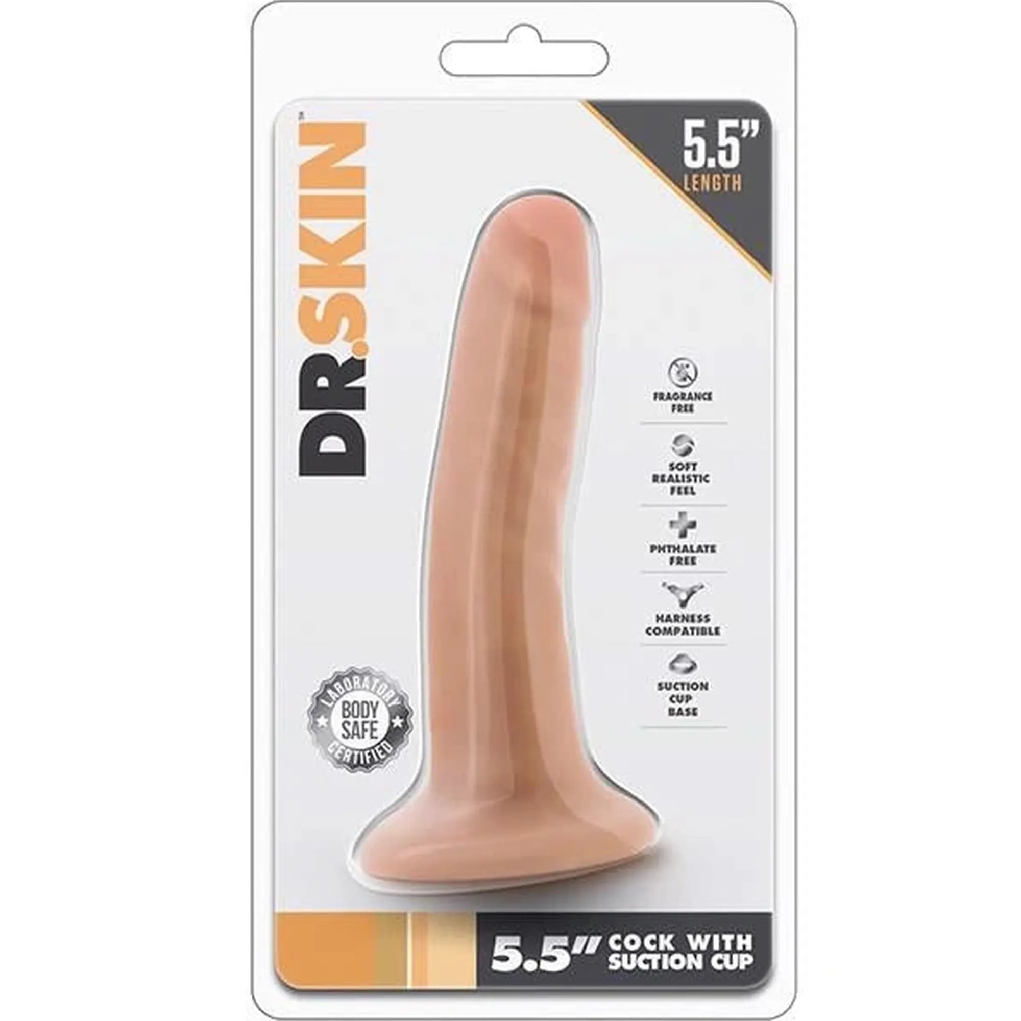 DR. SKIN 5.5 INCH COCK AVEC VENTOUSE