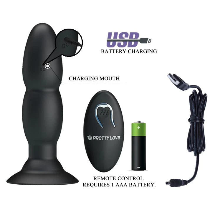 Kit Master Hunter 4 funzioni – con telecomando, vibrante | Pretty Love