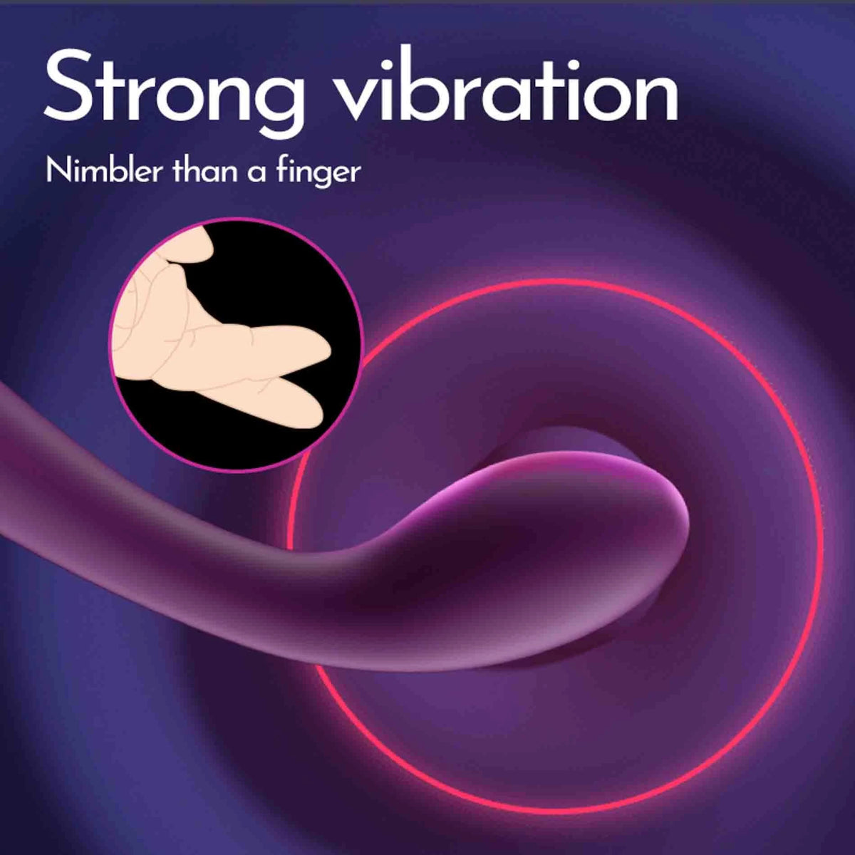 Vibromasseur point G 10 fonctions – rechargeable, rouge 56-3045-1 | Favorites