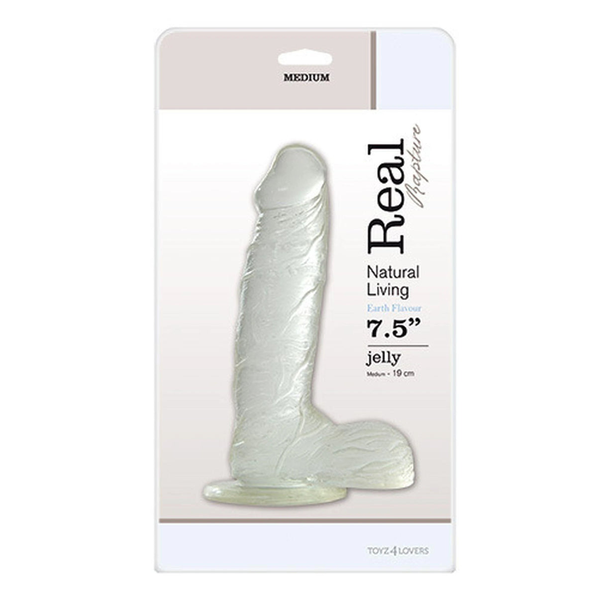 Dildo realista – com ventosa, transparente 1-00700738 | Real Rapture