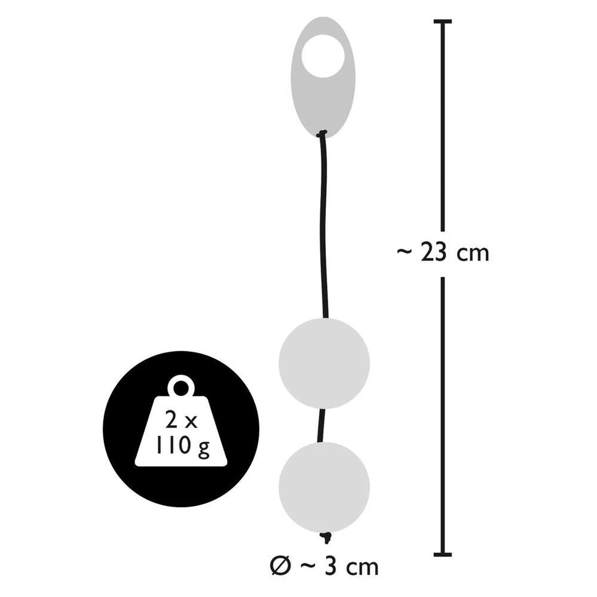 Palline vaginali – argento | Bad Kitty