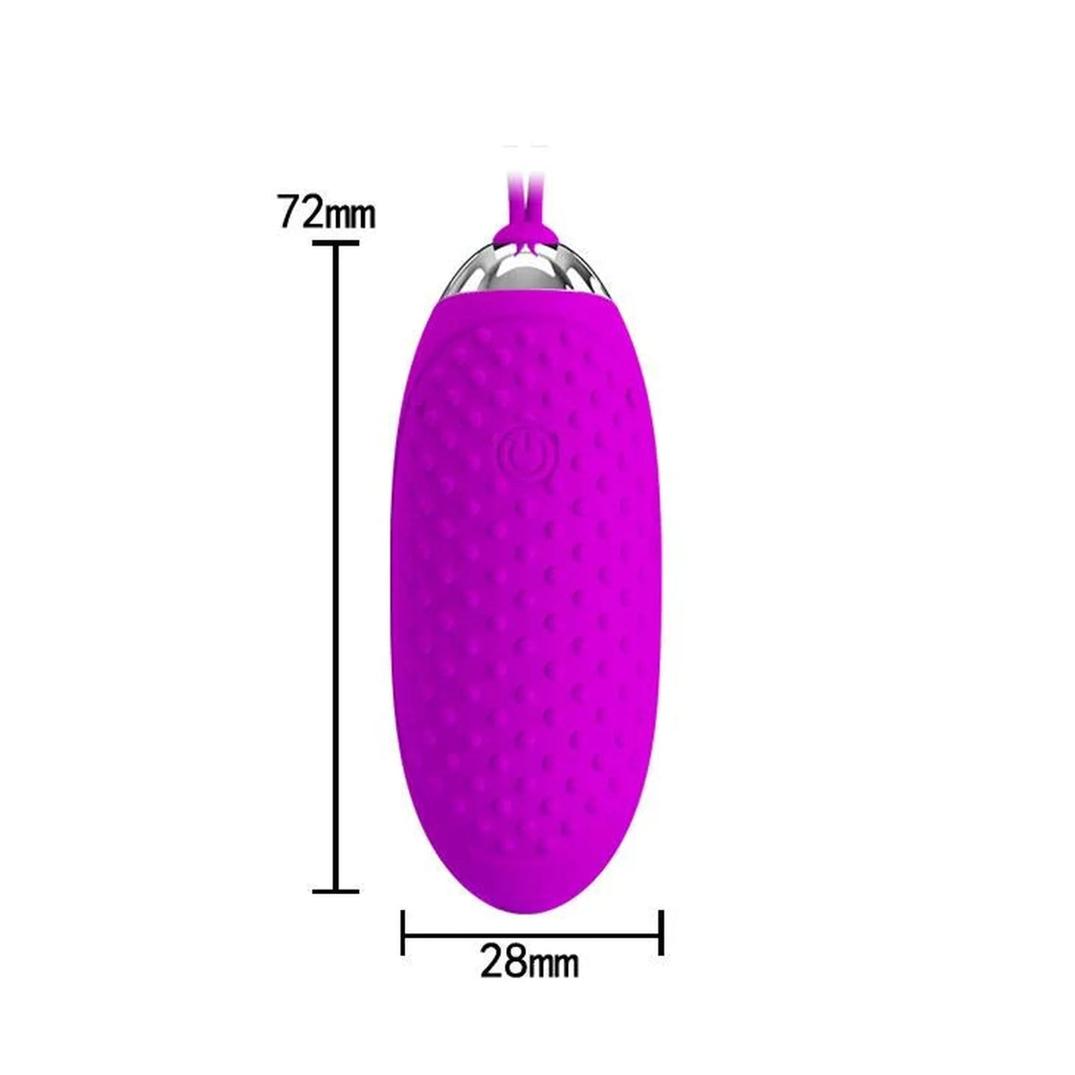 Ovetto vibrante Joanna 12 funzioni – con telecomando, ricaricabile, fucsia | Pretty Love
