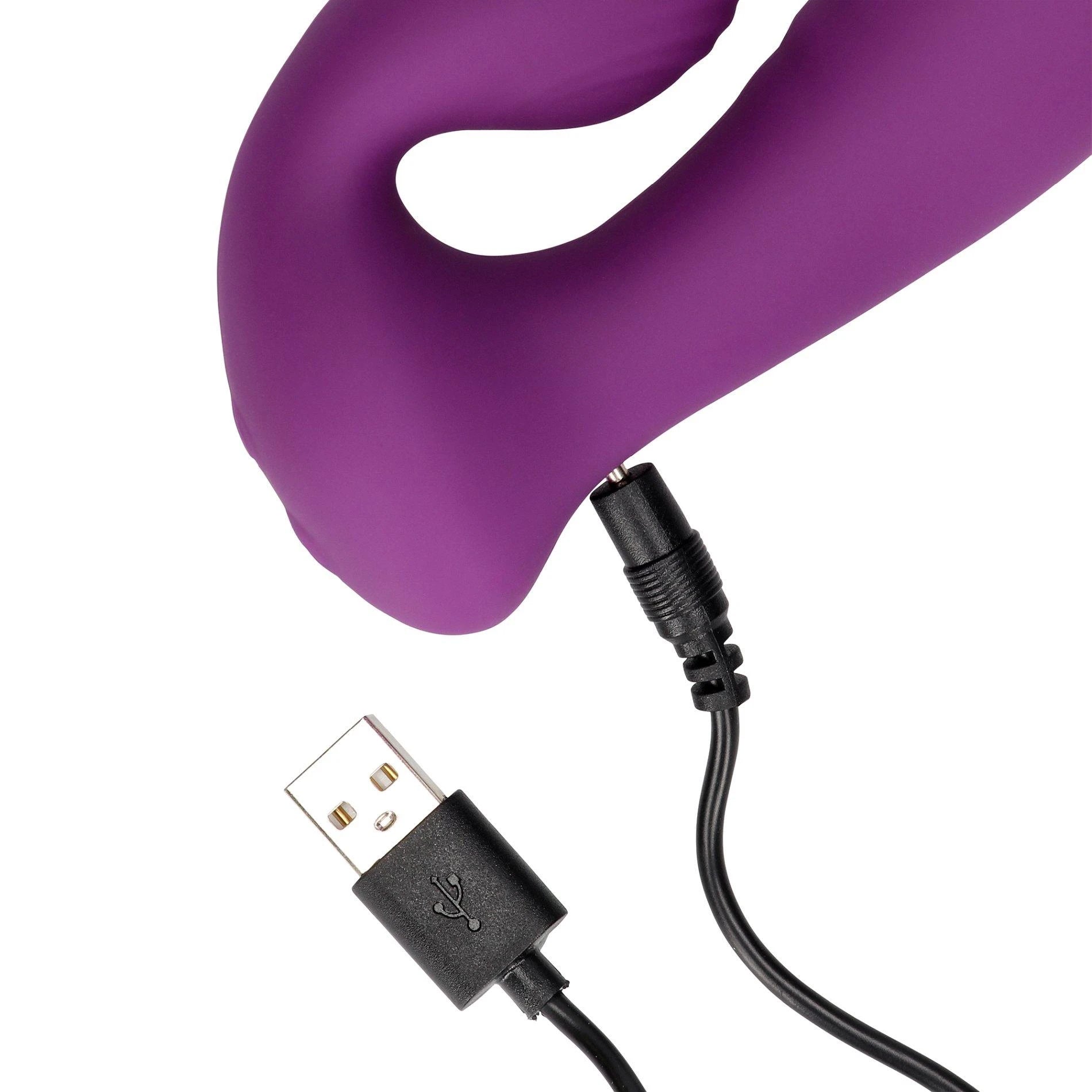 Ultra Soft Silicone G-Spot Vibrator - Orchidee Purple