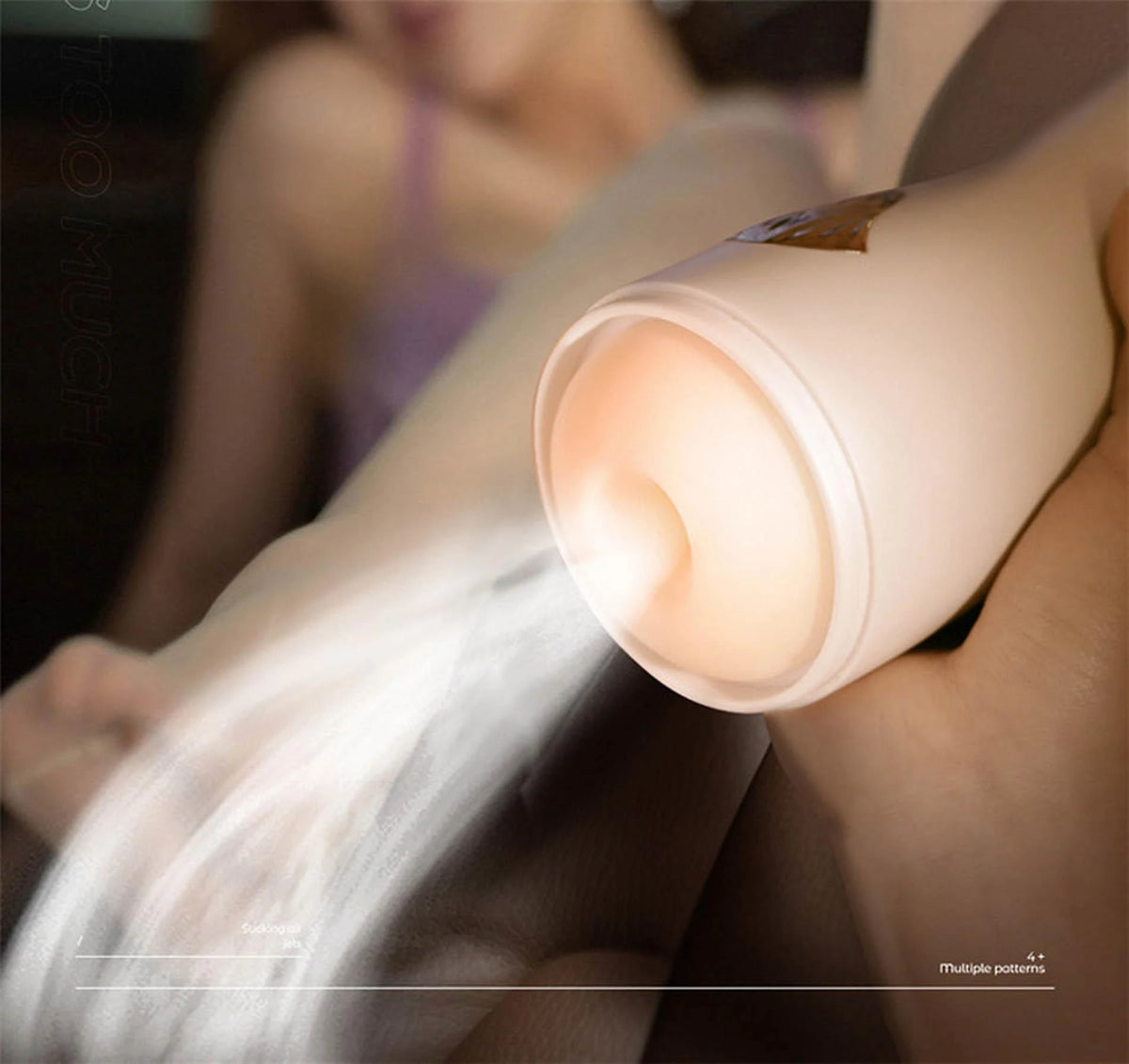Maszturbátor PleasureCup 8 Interactive Voice 8 funkció – újratölthető, vibrációs, testszínű | Favorites