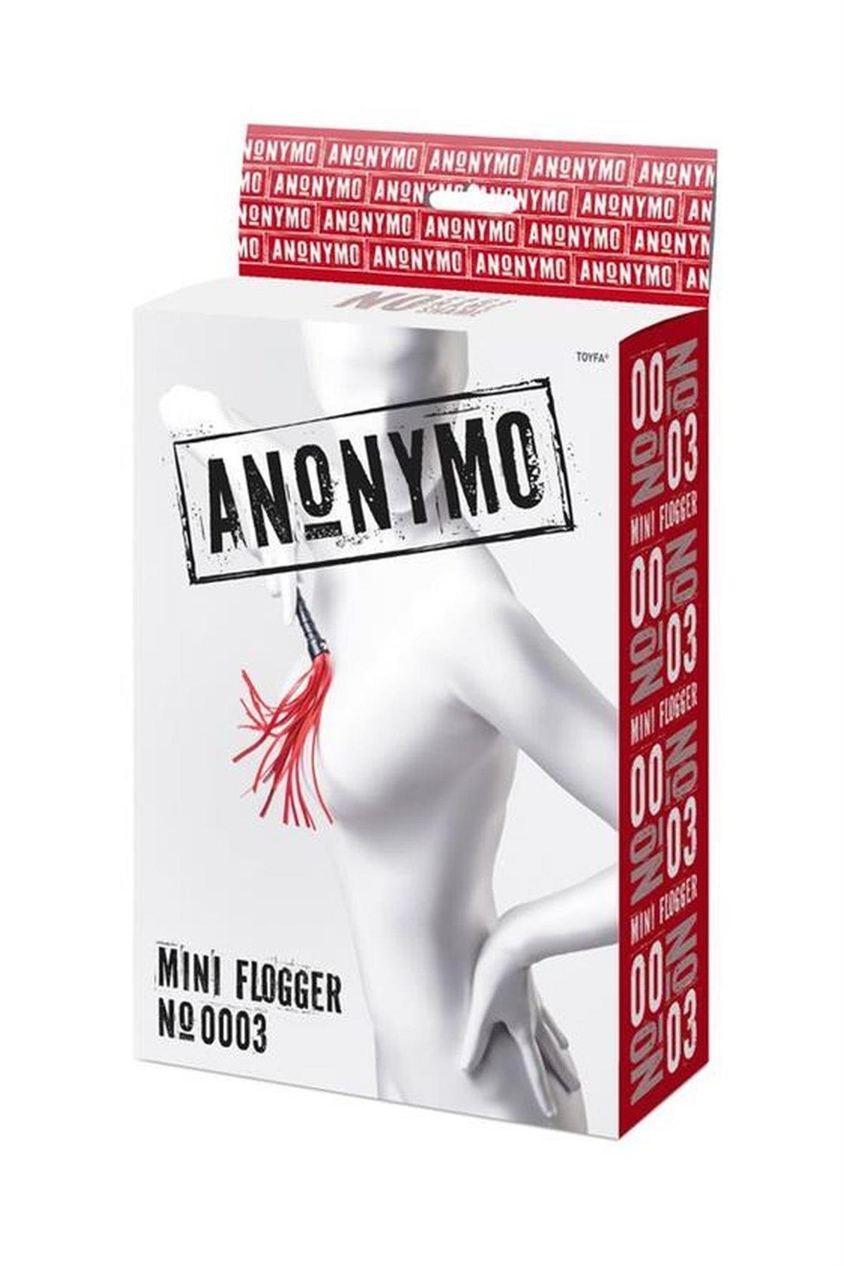 Chicote Anonymo flogger – vermelho