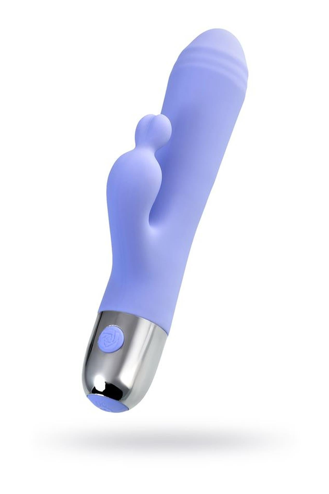 Vibreur à stimulation clitoridienne Flovetta Crocus, silicone, violet, 17,5 cm