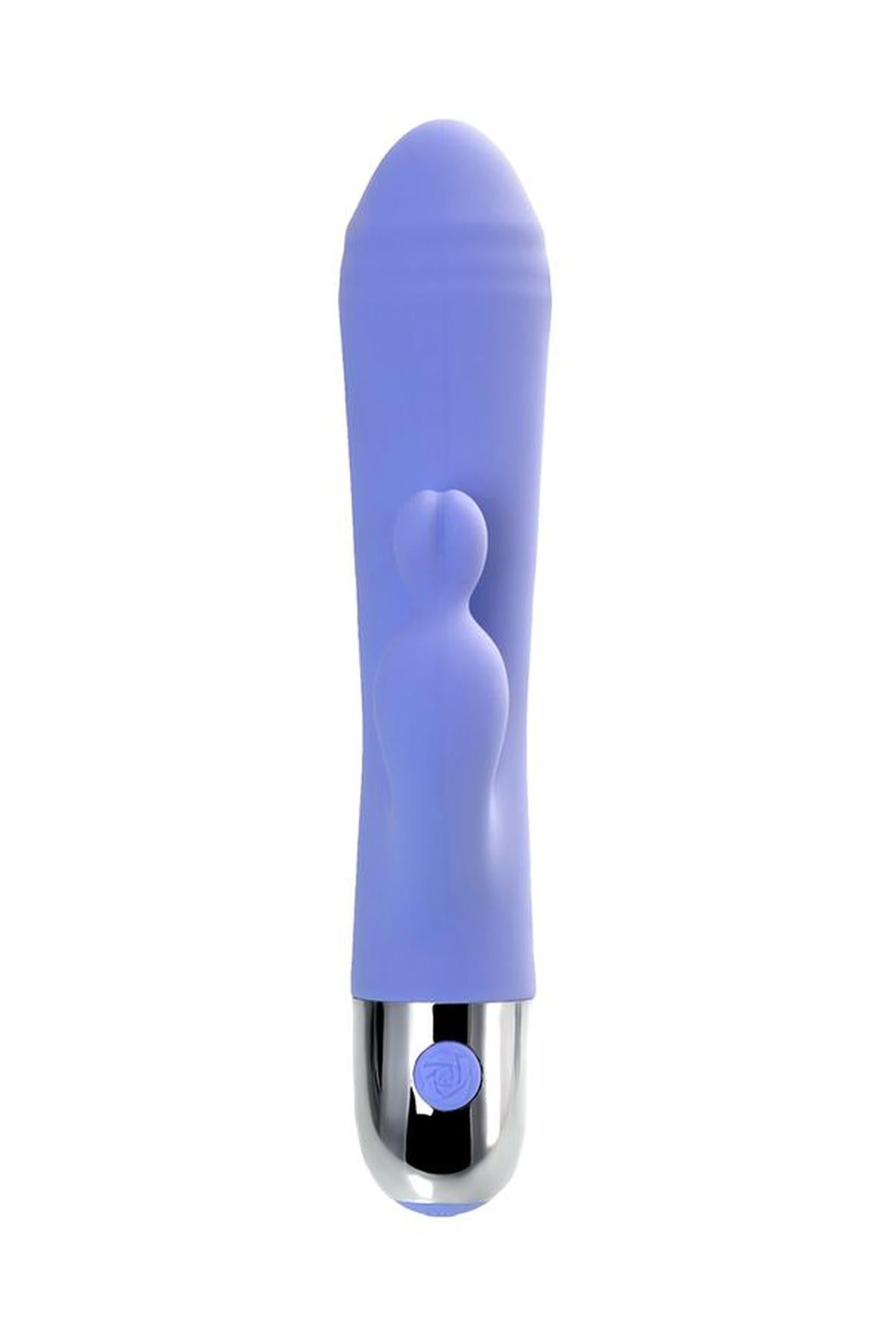 Vibreur à stimulation clitoridienne Flovetta Crocus, silicone, violet, 17,5 cm