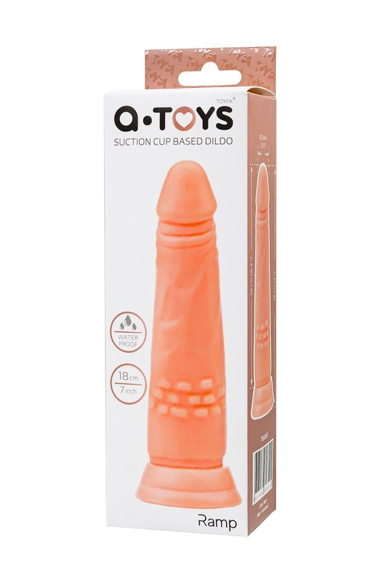 A-TOYS, Godemichet réaliste, TPE, Chair, 16,8 cm