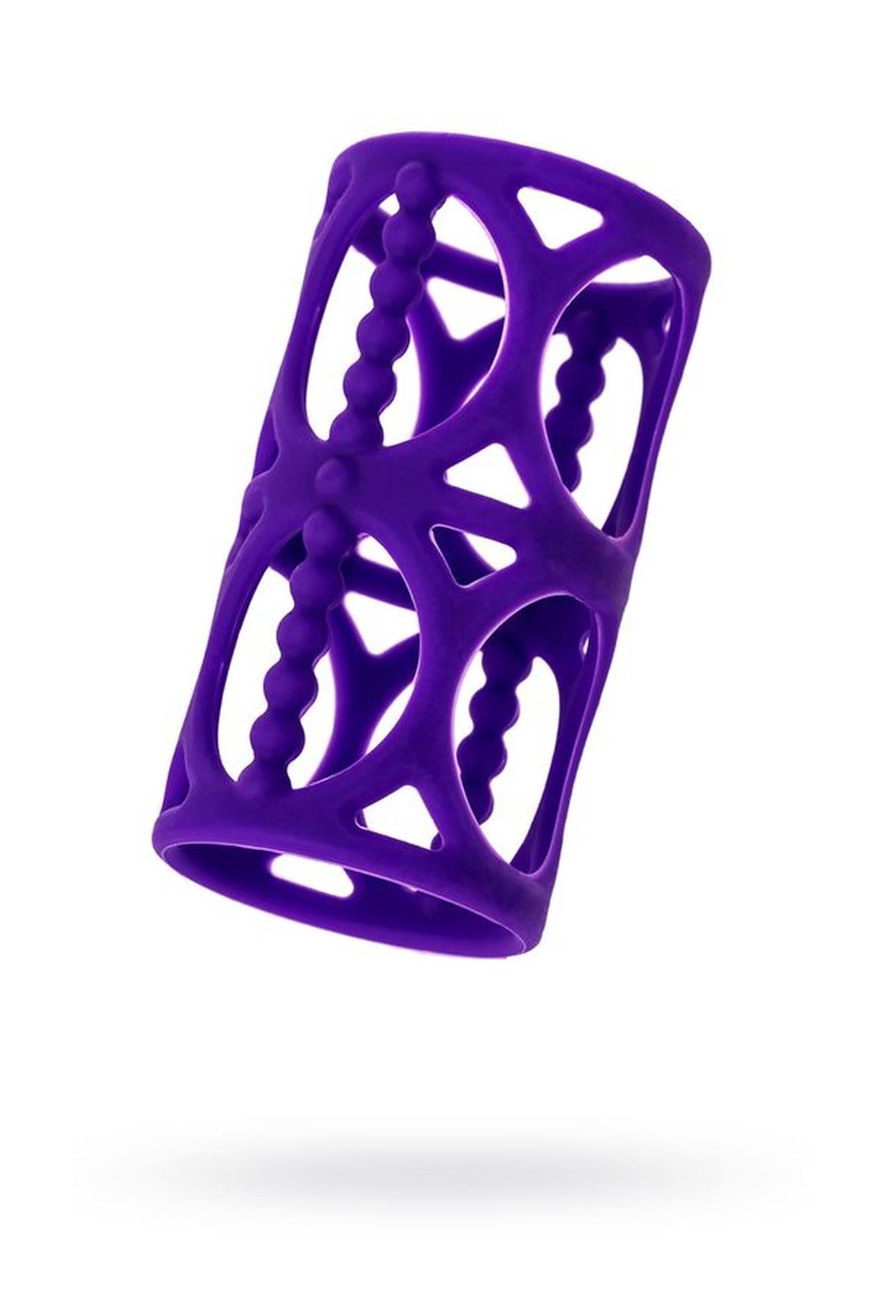 A-TOYS, Anneau pénien, Silicone, Violet, 7.5 cm