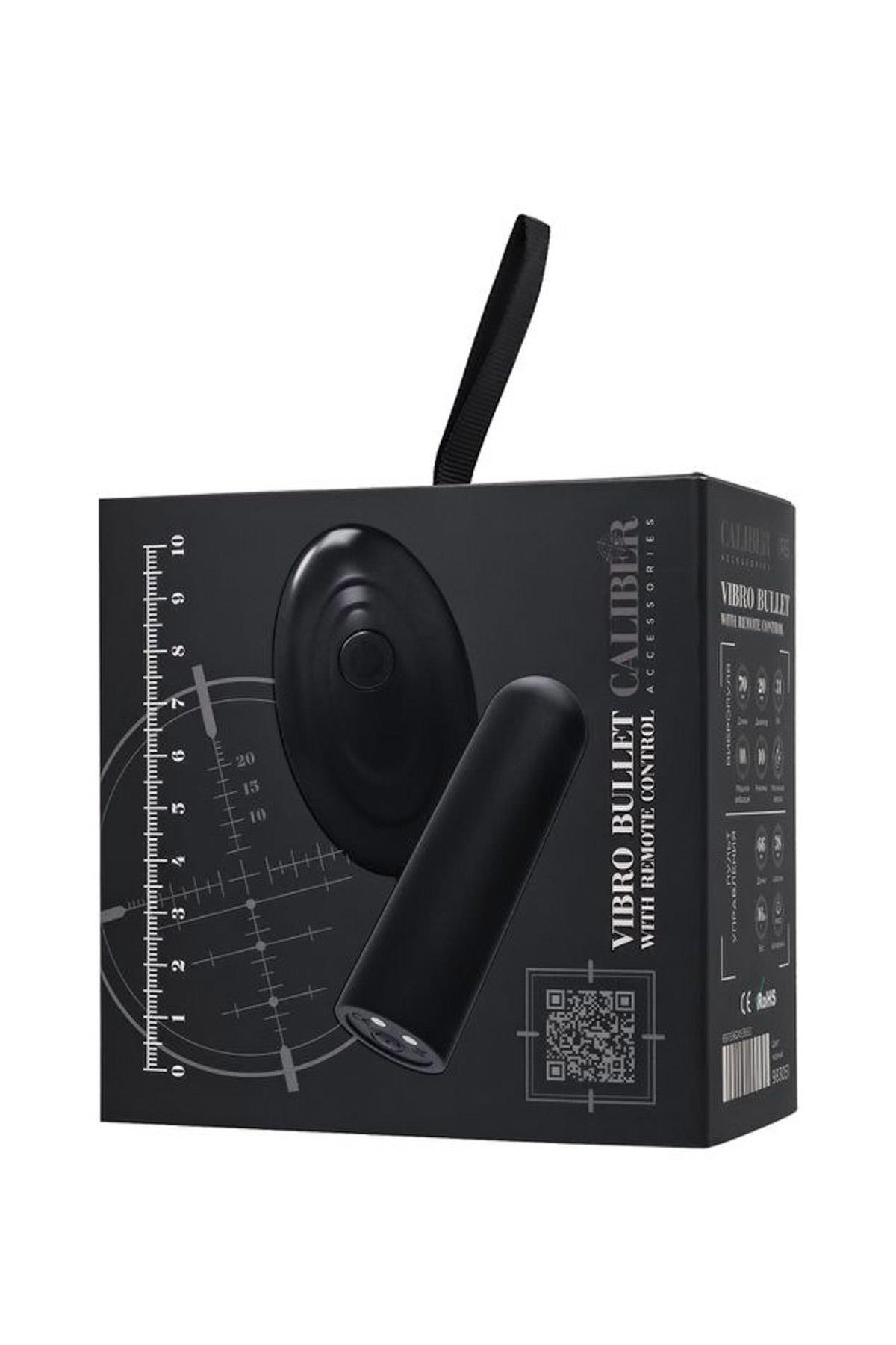 Vibratore bullet RealStik Caliber O2 10 funzioni – con telecomando